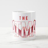 Das Batman Bat Overlaid-Logo Jumbo-Tasse (Vorderseite)