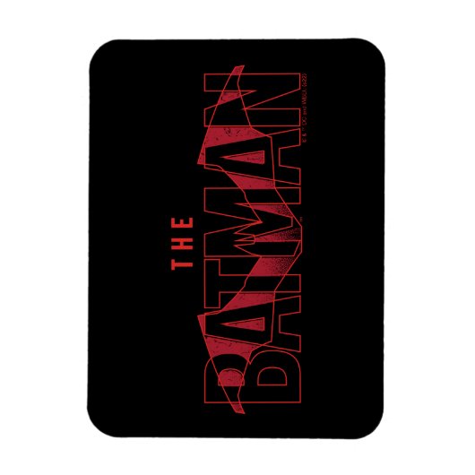 Das Batman Bat Overlaid-Logo Magnet (Vertikal)