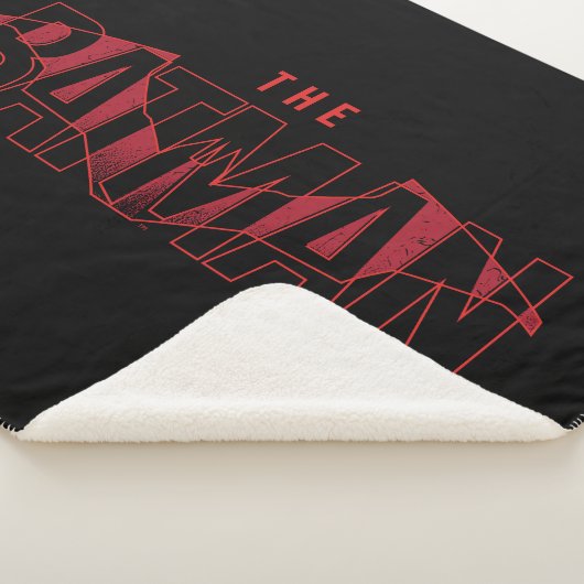 Das Batman Bat Overlaid-Logo Sherpadecke (3/4)