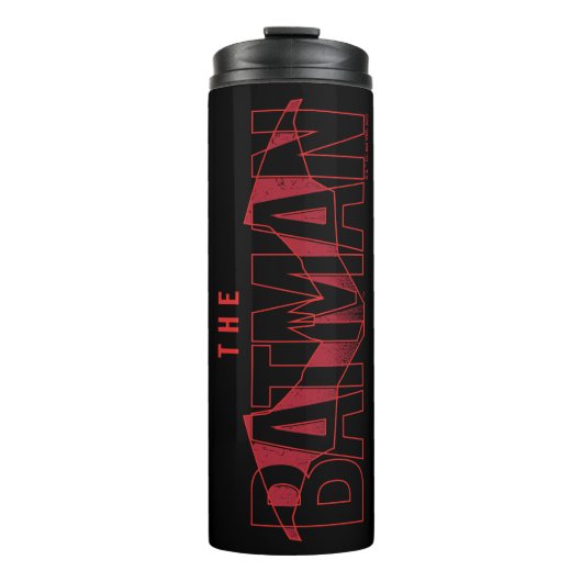 Das Batman Bat Overlaid-Logo Thermosbecher (Vorderseite)