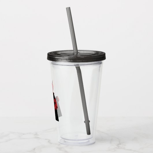 Das Batman Cape & Logo Acryltrinkbecher (Links)