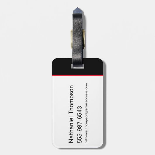 Das Batman Cape & Logo Gepäckanhänger (Rückseite vertikal)