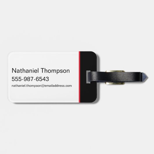 Das Batman Cape & Logo Gepäckanhänger (Rückseite horizontal)