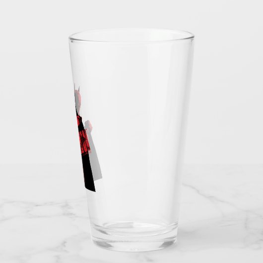 Das Batman Cape & Logo Glas (Links)