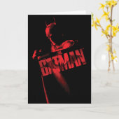 Das Batman Cape & Logo Karte (Gelbe Blume)