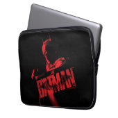 Das Batman Cape & Logo Laptopschutzhülle (Vorderseite Links)
