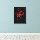 Das Batman Cape & Logo Leinwanddruck (Insitu (Holzboden))