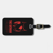 Das Batman Cowl-Logo Gepäckanhänger (Vorderseite horizontal)