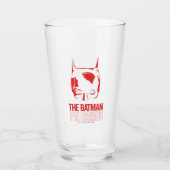 Das Batman Cowl-Logo Glas (Vorderseite)