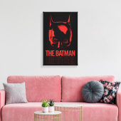 Das Batman Cowl-Logo Leinwanddruck (Insitu (Wohnzimmer))