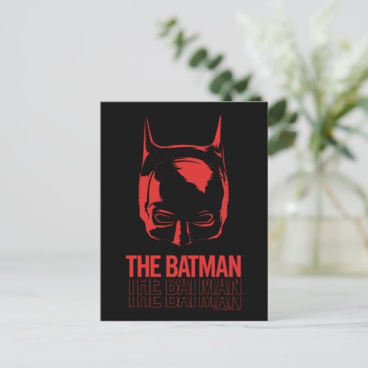 Das Batman Cowl-Logo Postkarte (Stehend Vorderseite)