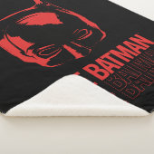 Das Batman Cowl-Logo Sherpadecke (3/4)
