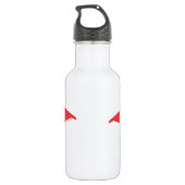 Das Batman-handgeschriebene Bat-Logo Edelstahlflasche (Rückseite)