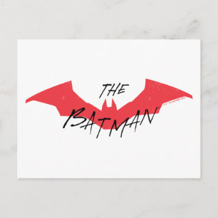 Das Batman-handgeschriebene Bat-Logo Postkarte