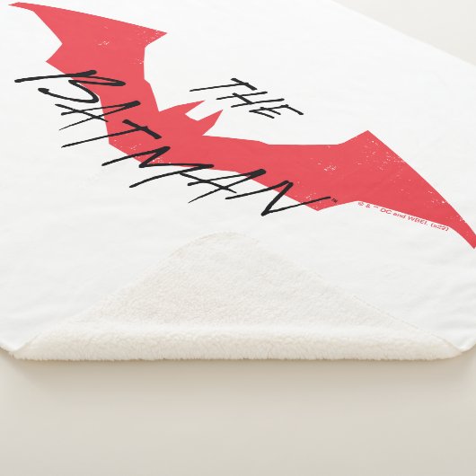 Das Batman-handgeschriebene Bat-Logo Sherpadecke (3/4)