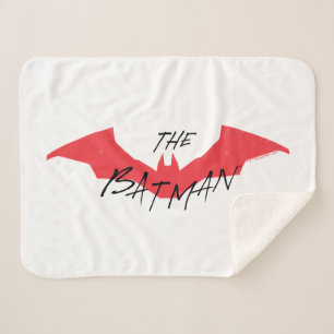 Das Batman-handgeschriebene Bat-Logo Sherpadecke
