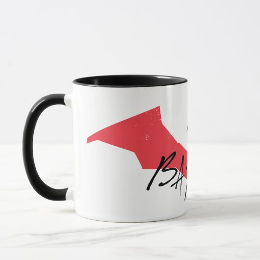 Das Batman-handgeschriebene Bat-Logo Tasse (Links)