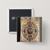 Das Battersea Schild, c.350-50 BC Button (Vorne & Hinten)