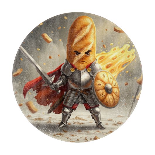 Das Battle Baguette Cutting Board Schneidebrett (Vorderseite)