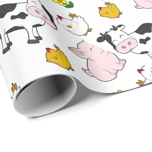 Das Bauernmuster Geschenkpapier (Rolleneckpunkt)