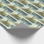 Das Baumwollsamt-Kaninchen-Packpapier Geschenkpapier (Ecke)