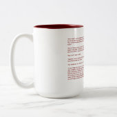 Das Baumwollsamt-Kaninchen - was ist wirklich? Zweifarbige Tasse (Links)