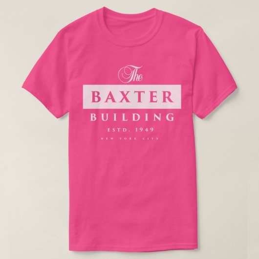 Das Baxter-Gebäude T-Shirt (Design vorne)