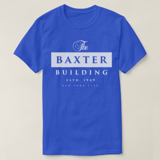 Das Baxter-Gebäude T-Shirt (Design vorne)