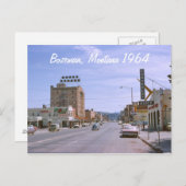 Das Baxter Hotel Bozeman Montana 1964 Postkarte (Vorne/Hinten)