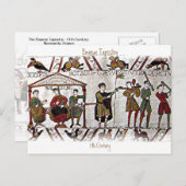 Das Bayeux-Tapestry a3 Postkarte (Vorne/Hinten)