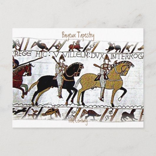 Das Bayeux Tapestry a4 Postkarte (Vorderseite)