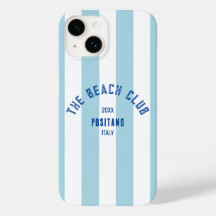 Das Beach Club Wappen Blue Cabana Strip Case-Mate iPhone 14 Hülle