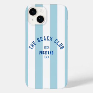 Das Beach Club Wappen Blue Cabana Strip Case-Mate iPhone 14 Hülle