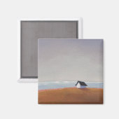Das Beach House - hübsche Küstenlandschaft Magnet (Vorderseite/Rückseite)