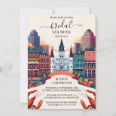 Das Beach Ocean Summer New Orleans Brautparty Einladung (Vorderseite)