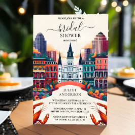 Das Beach Ocean Summer New Orleans Brautparty Einladung