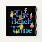 Das Beach Time Notebook Notizblock (Rückseite)