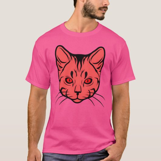Das beängstigende Katzengeschenk T-Shirt (Vorderseite)