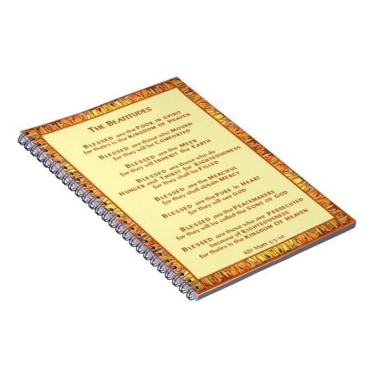 Das Beatitudes-Notebook Notizblock (Rechte Seite)