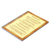 Das Beatitudes-Notebook Notizblock (Linke Seite)