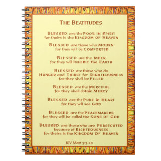 Das Beatitudes-Notebook Notizblock