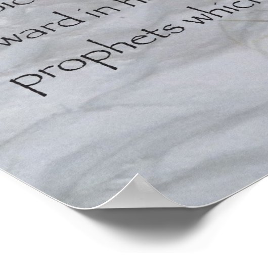 Das Beatitudes Poster (vertikal) (Ecke)