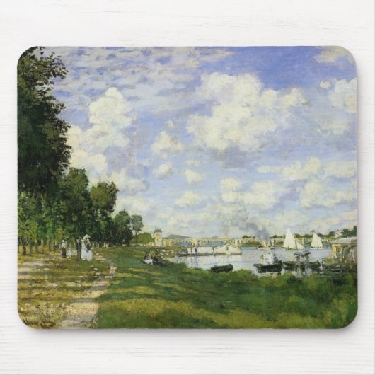 Das Becken bei Argenteuil - Claude Monet Mousepad (Vorne)