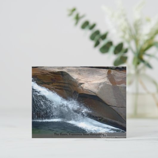 Das Becken, Franken und das neue Hampshire Postkarte (Stehend Vorderseite)