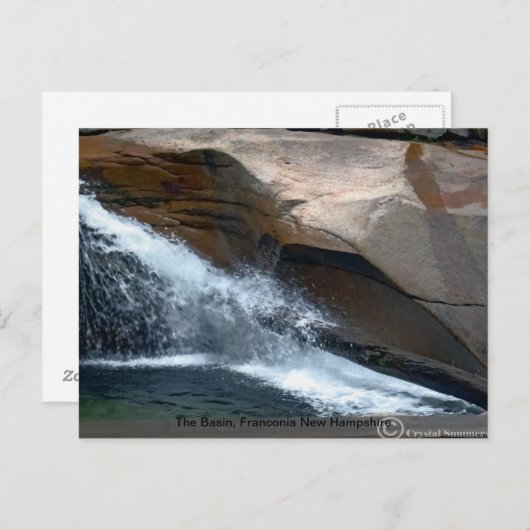 Das Becken, Franken und das neue Hampshire Postkarte (Vorne/Hinten)