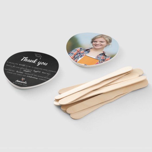 "Das bedeutet für mich die Welt" Abschluss Danke Fächer (Non-assembled)