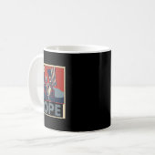 Das bedeutet Hoffnung für Amerika. Wir werden Amer Kaffeetasse (Vorderseite Links)