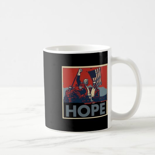 Das bedeutet Hoffnung für Amerika. Wir werden Amer Kaffeetasse (Rechts)