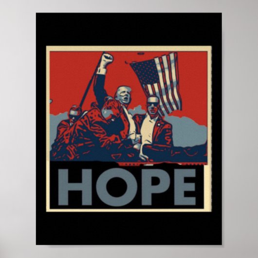 Das bedeutet Hoffnung für Amerika. Wir werden Amer Poster (Vorne)