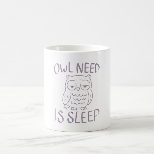 Das Bedürfnis nach Schlaf Kaffeetasse (Mittel)